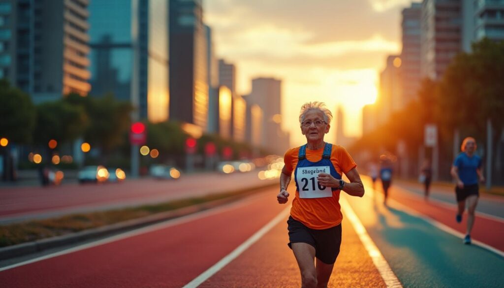 à 62 ans, sylvie relève le défi du marathon et partage sa passion pour la course à pied qui lui donne un sentiment de vie intense et épanouie.