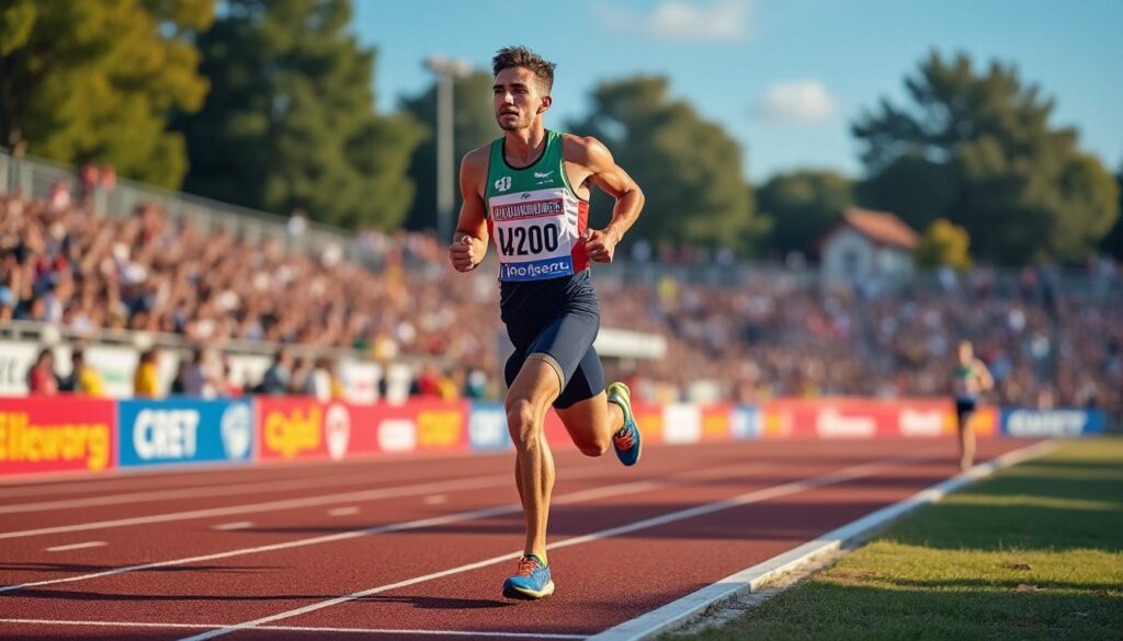 découvrez la performance exceptionnelle de vincent coiffard aux foulées de sarrigné, où il s'est imposé avec brio en athlétisme.