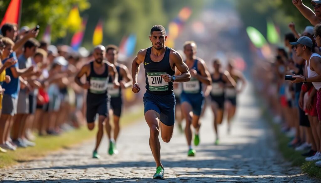 découvrez la performance exceptionnelle de mellouin aux foulées chapelaises, avec plusieurs podiums et un nouveau record battu lors de cette course à pied.