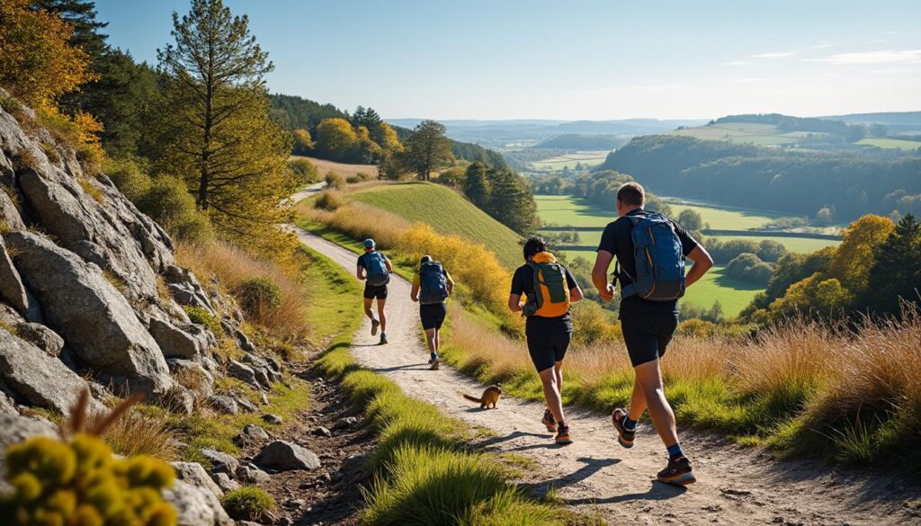célébrez les 5 ans du viducatrail près de caen avec quatre parcours variés adaptés à tous les niveaux de coureurs. venez participer à cet événement sportif convivial et festif !