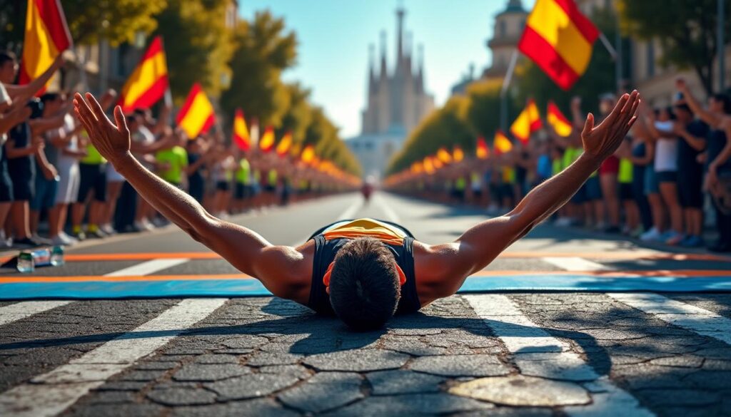 découvrez comment le record du morbihan a été battu lors d'un marathon de barcelone spectaculaire, alliant performance et émotions fortes.
